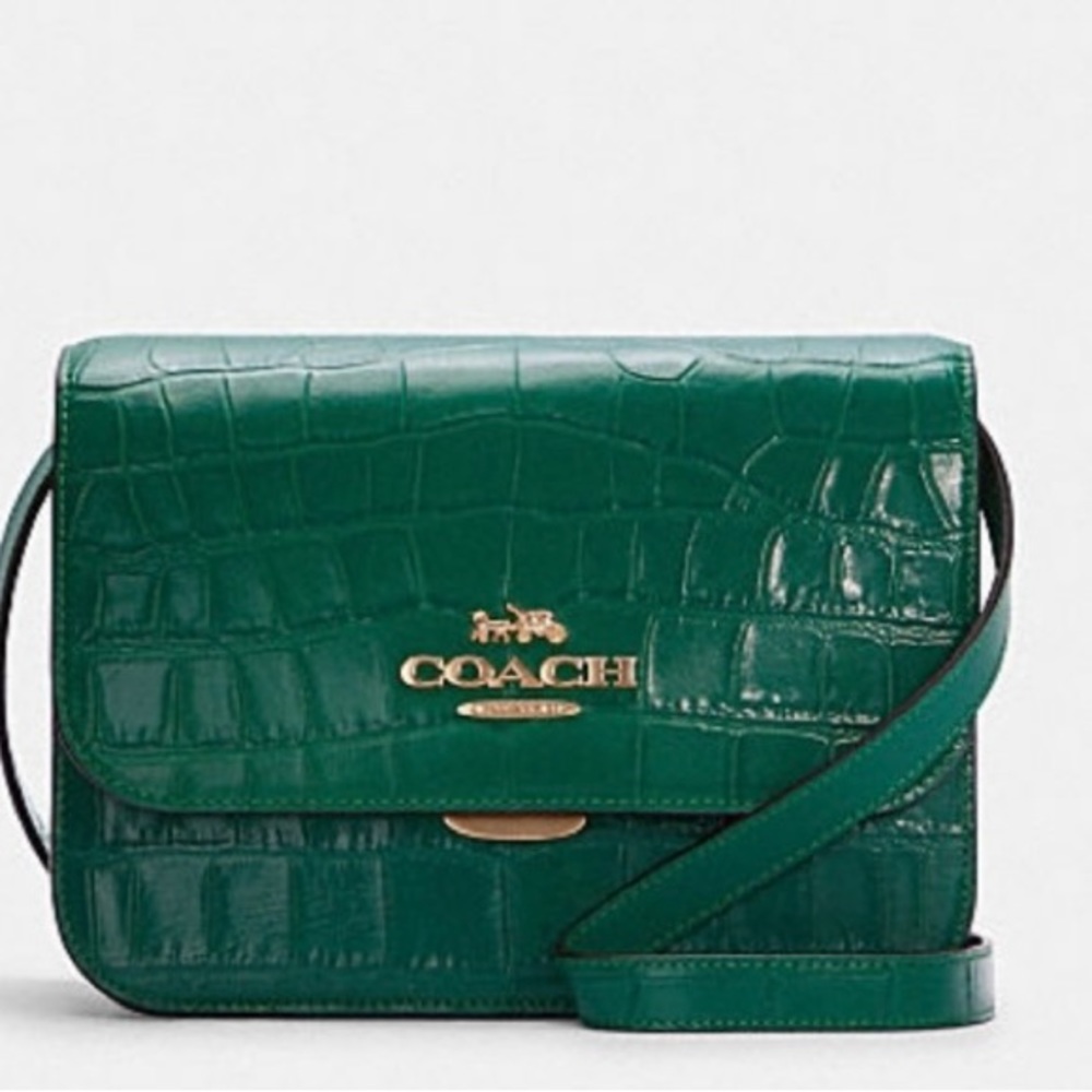Coach Brynn Flap Jade Crossbody 👜